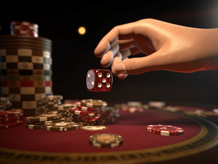 Studio meja langsung Joker Gaming dengan dealer profesional dan kartu permainan